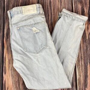 &Denim H&M Woman’s Boyfriend Low Waist Distressed Jeans (CN 160/66A) - Size 26